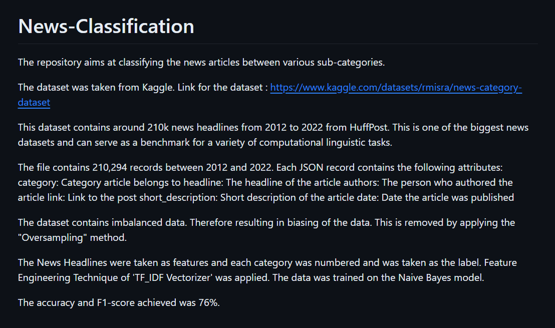 News Classification Using Nlp Devpost News Classification Using Nlp Devpost