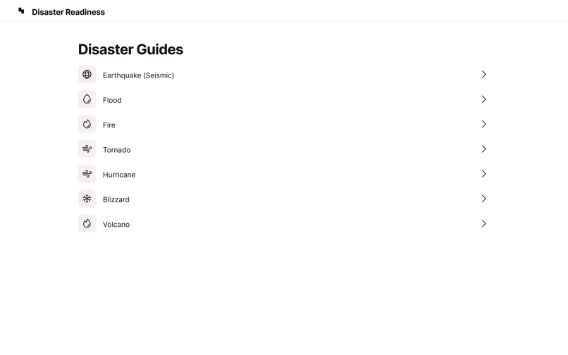 Disaster Readiness – screenshot 1