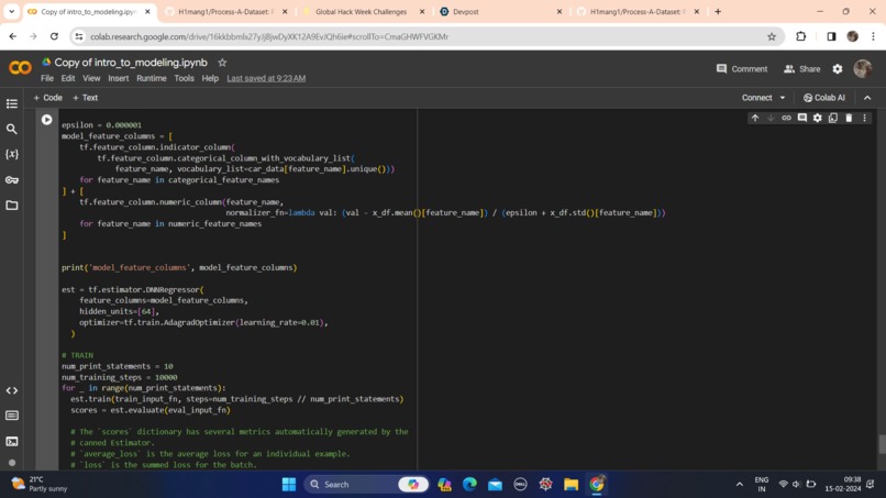 Process Dataset – screenshot 2