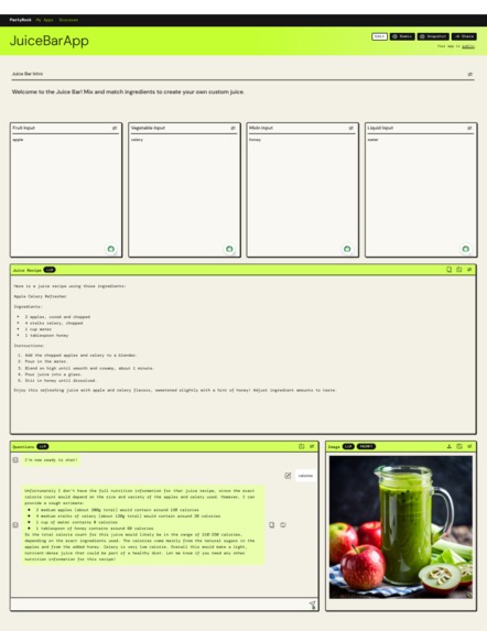 Juice Bar AI-powered juice recipes for personalized wellness – screenshot 1