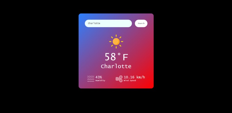 WEATHER APP – screenshot 2