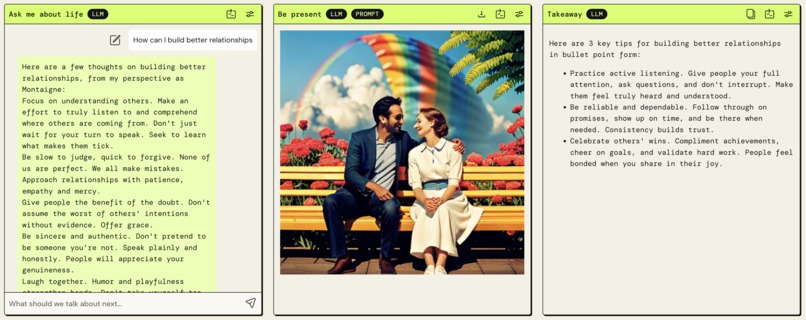 A conversation with Montaigne – screenshot 1