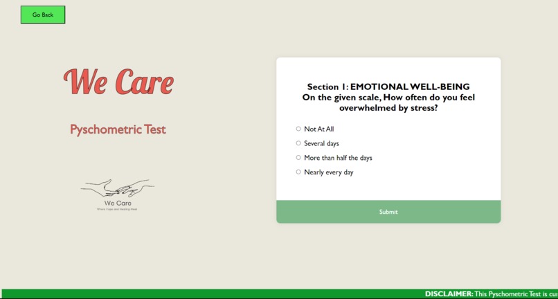 We Care – screenshot 3