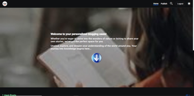 Blogging Website - rabbi blog – screenshot 1