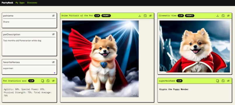 Gamemify Pet AI Hero Stats vCard – screenshot 2