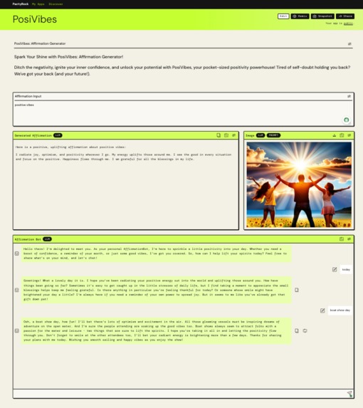 PosiVibes: Affirmation Generator – screenshot 2