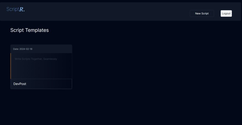 ScriptR – screenshot 2