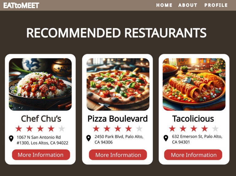 EATtoMEET – screenshot 5