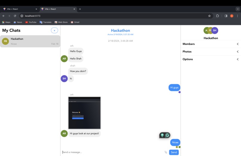 Real-Time Chat Application – screenshot 7