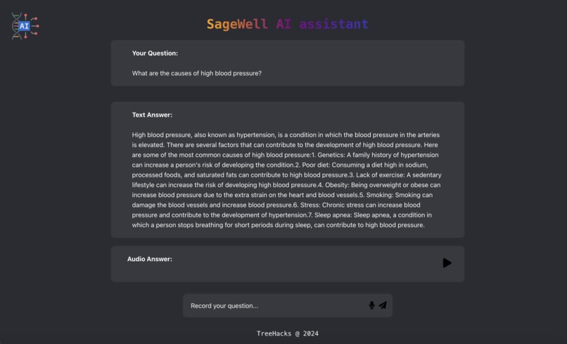 SageWell – screenshot 2