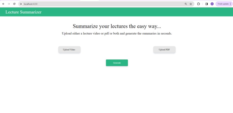 Lecture Summarizer – screenshot 3