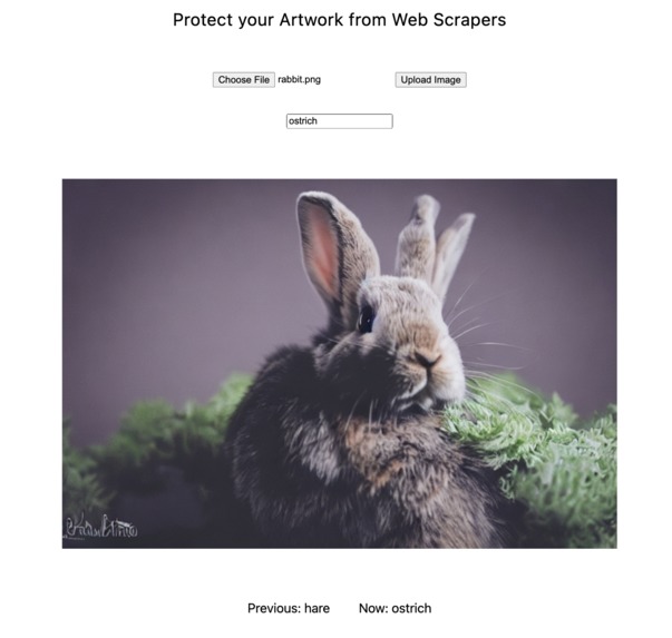 Data Poisoning Website – screenshot 1