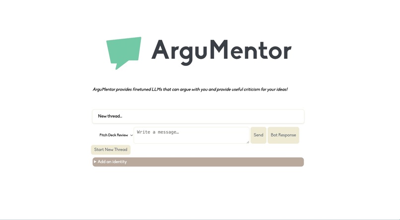 ArguMentor – screenshot 1