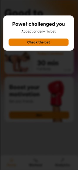 FitBet – screenshot 1