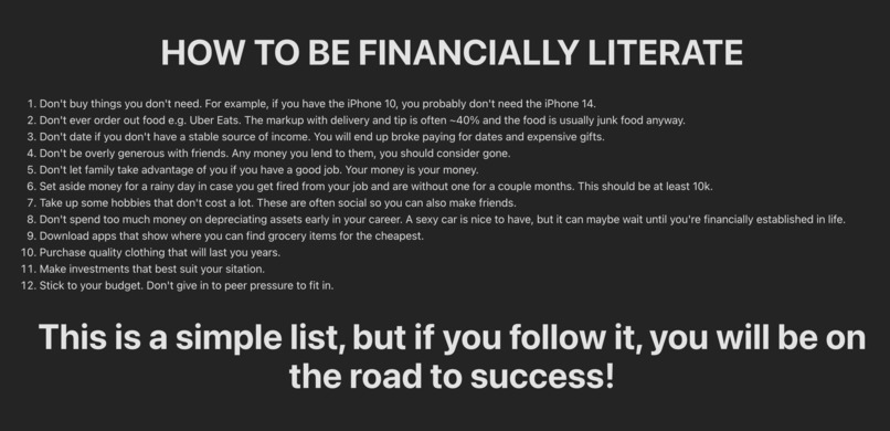 Simple rules to follow – screenshot 1