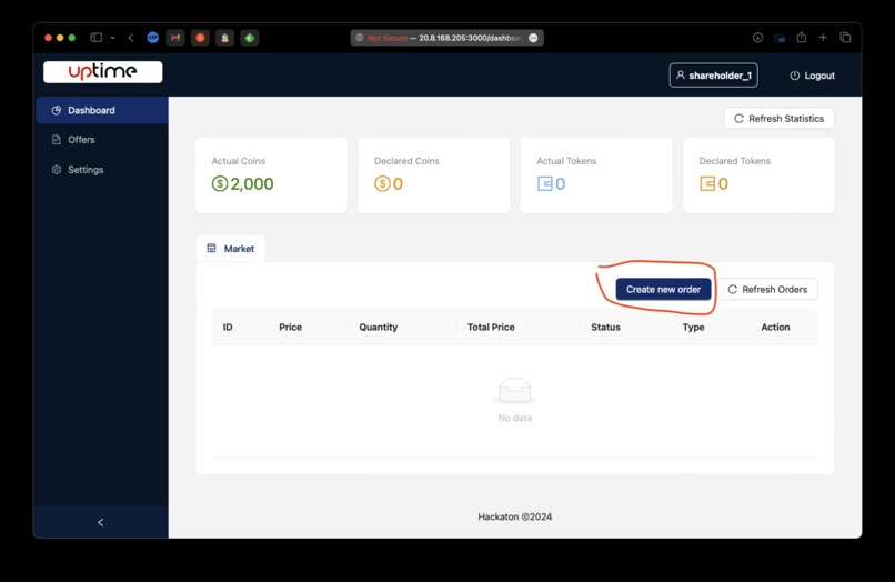 Team Uptime - SIRA compatible auction system for PKO BP – screenshot 2