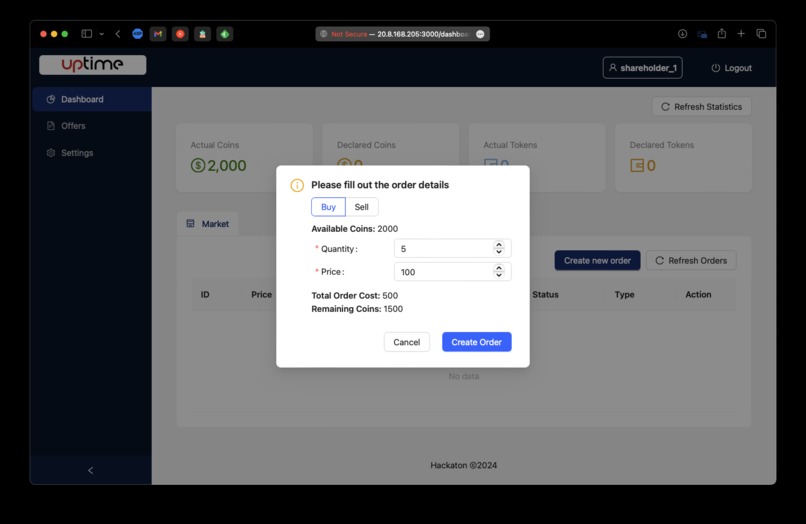 Team Uptime - SIRA compatible auction system for PKO BP – screenshot 3