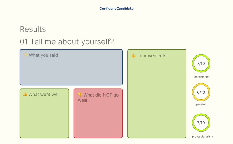 Confident Candidate – screenshot 5