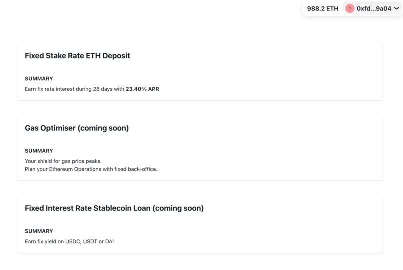 Fixed Rates Hub – screenshot 1