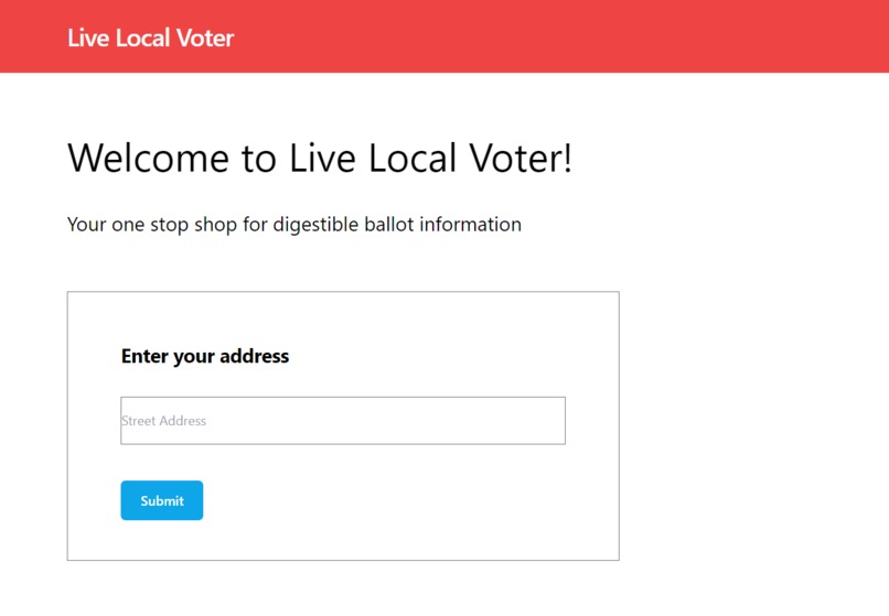 Live Local Voter – screenshot 1