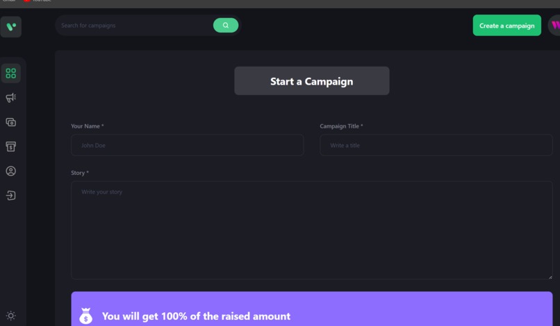 Crowdfunding App – screenshot 3
