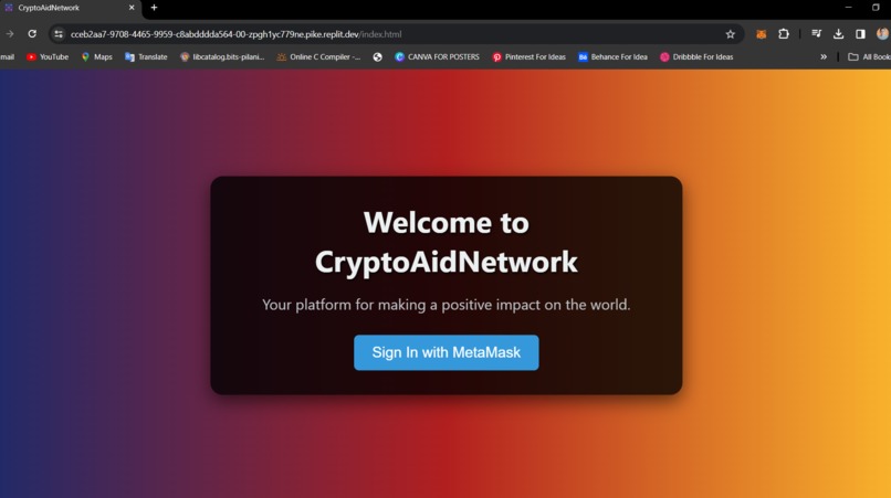 CryptoAidNetwork (CAN) – screenshot 5