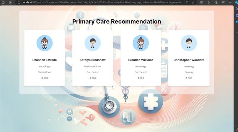 Finding the Right Primary Care Physician – screenshot 4