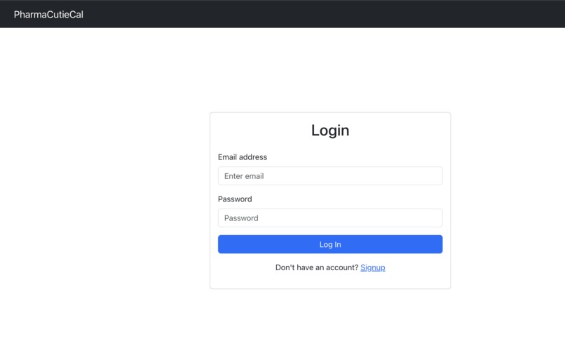 PharmaCutieCal – screenshot 1