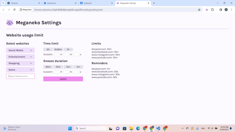 Nekotime – screenshot 1