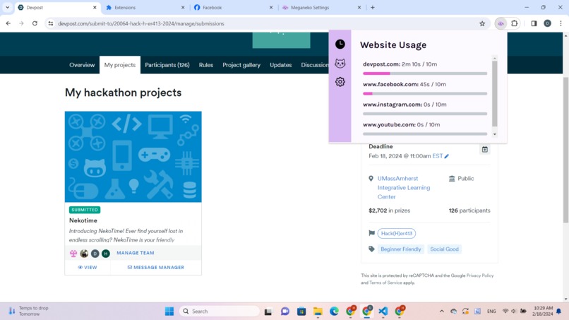 Nekotime – screenshot 2