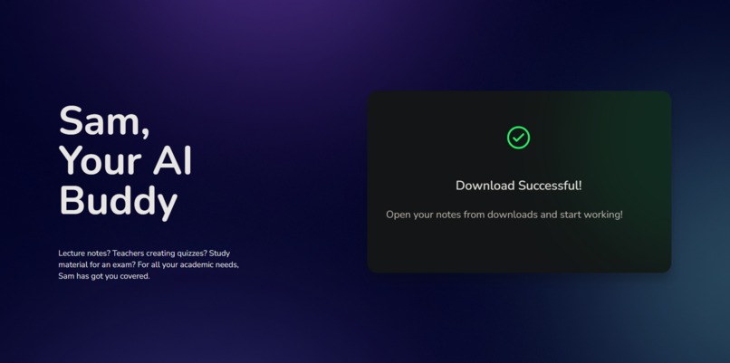 Sam AI Buddy – screenshot 1