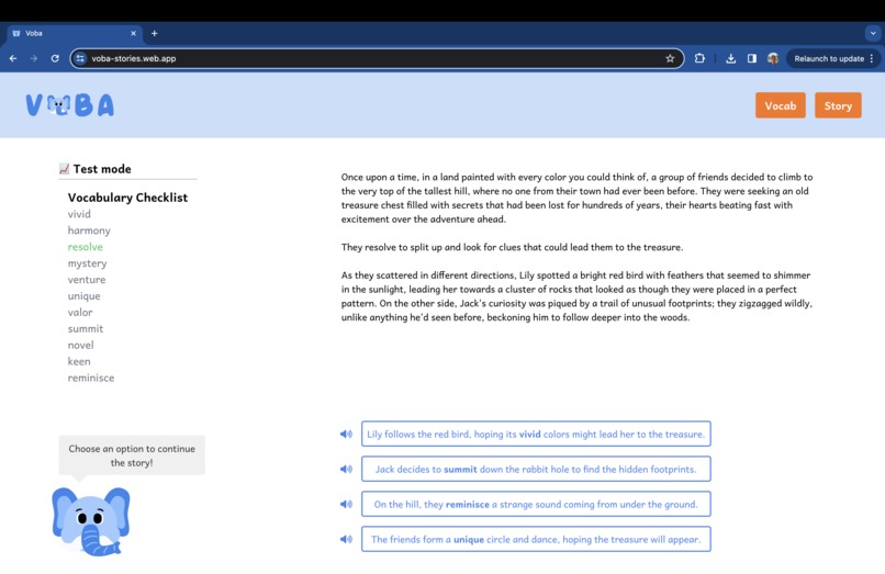 Voba – screenshot 1