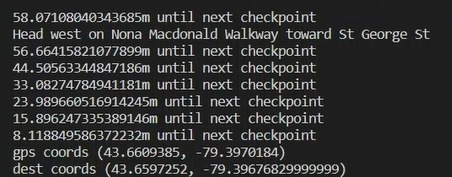 GPS Tracker for the Visually Impaired – screenshot 2