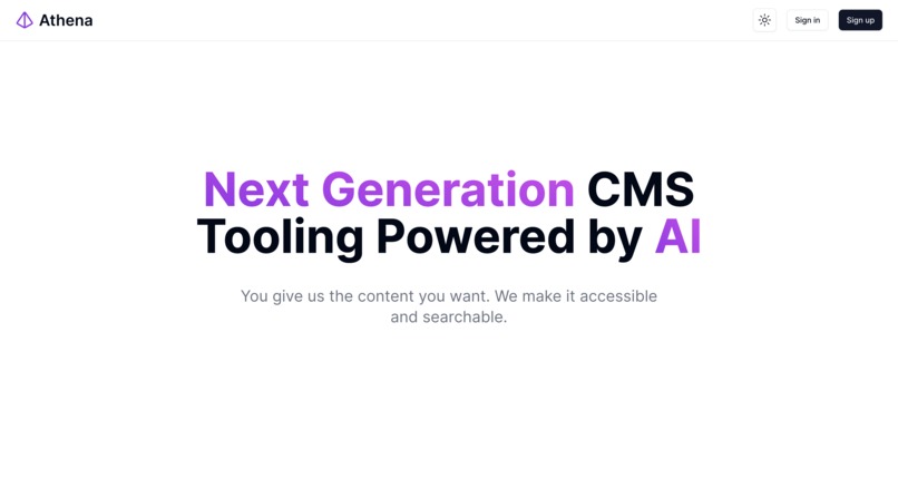 Athena – screenshot 1