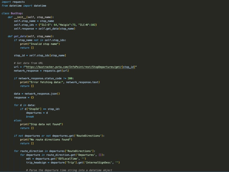Bus Tracking – screenshot 2