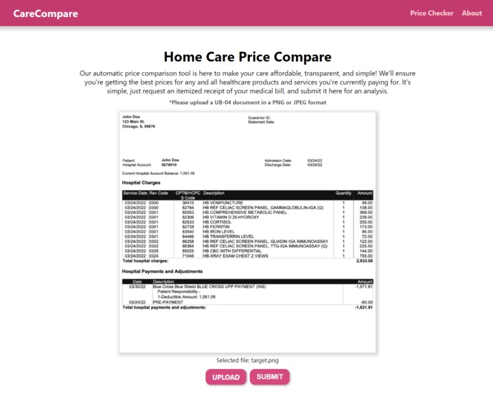 CareCompare – screenshot 3