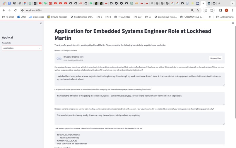 Apply.ai – screenshot 2