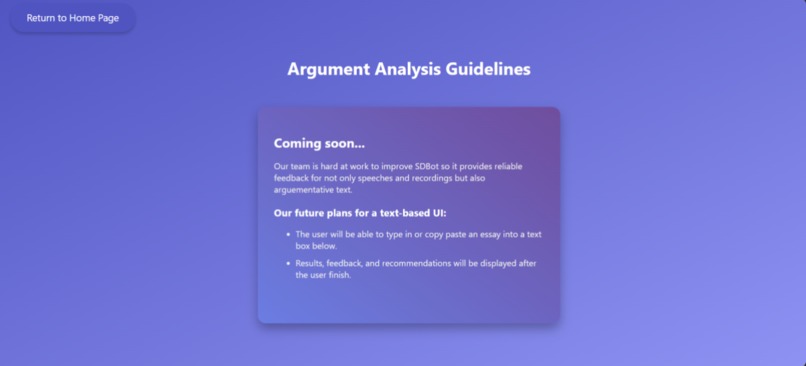 Speech and Debate Bot – screenshot 3