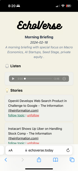 Echo – screenshot 2
