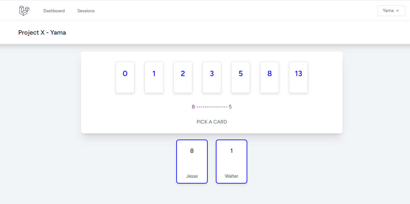 Planning Poker App Devpost