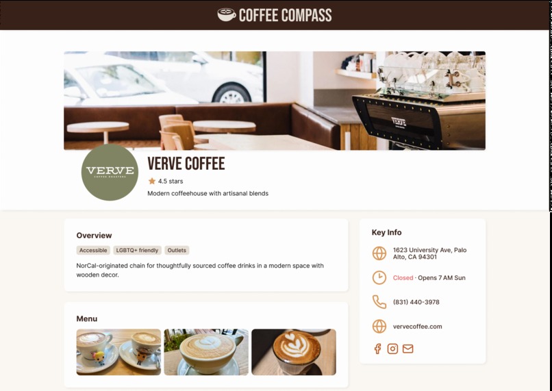 Coffee Compass – screenshot 3