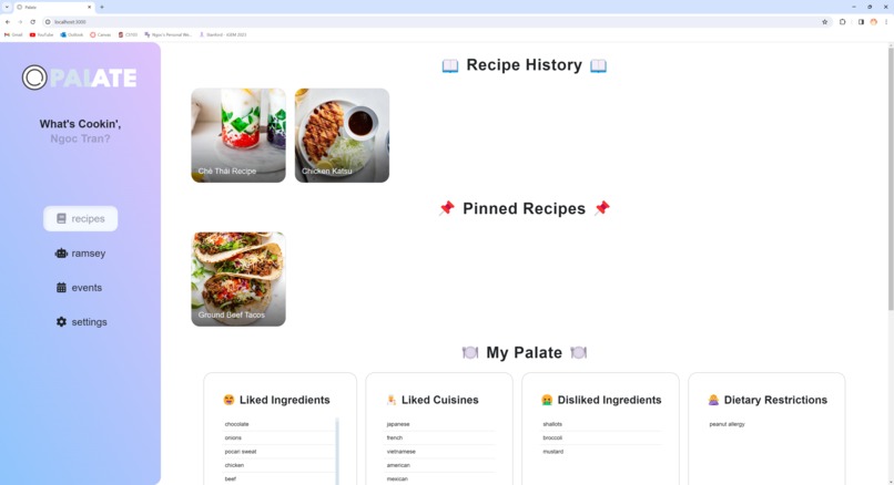 Palate – screenshot 1