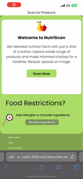 NutriScan – screenshot 4
