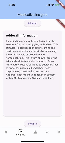 RxTrack – screenshot 2