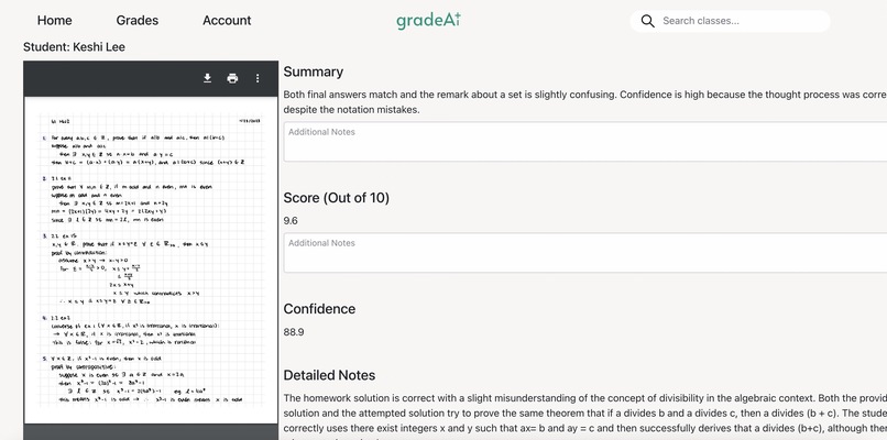 gradeAI – screenshot 3