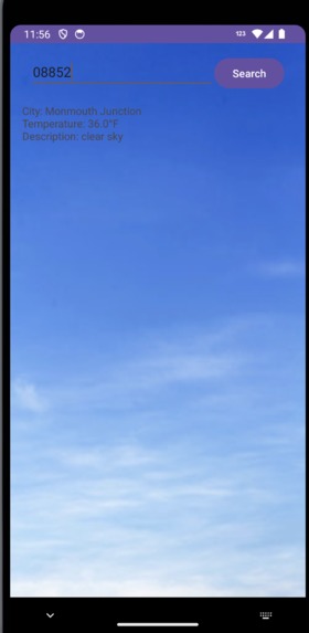 Weather App – screenshot 1