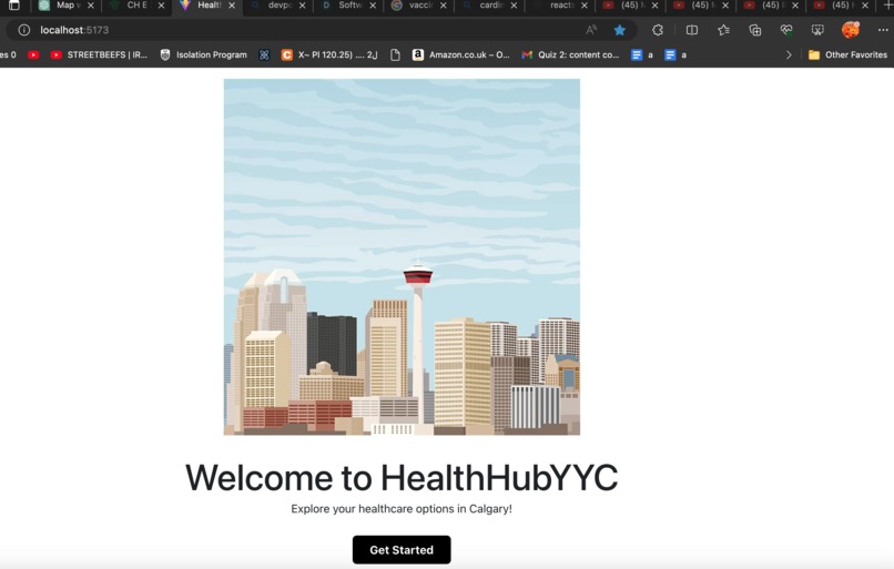 HealthHubYYC – screenshot 2