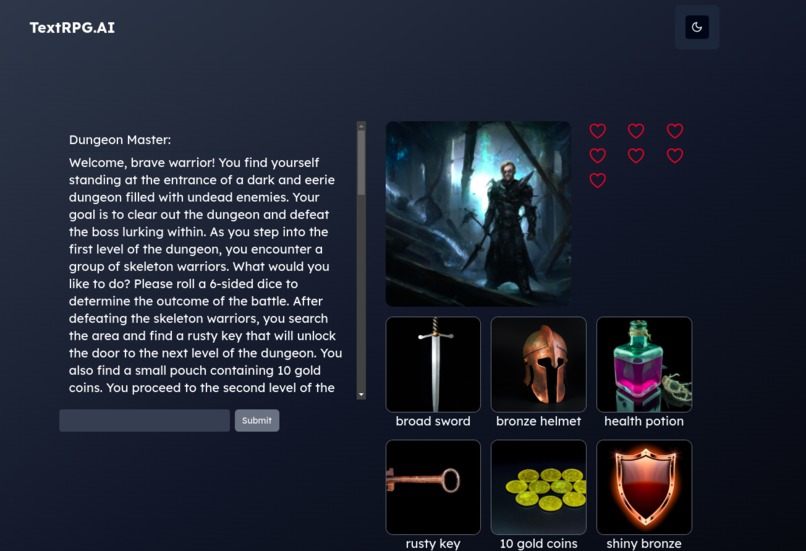TextRPG.AI – screenshot 2