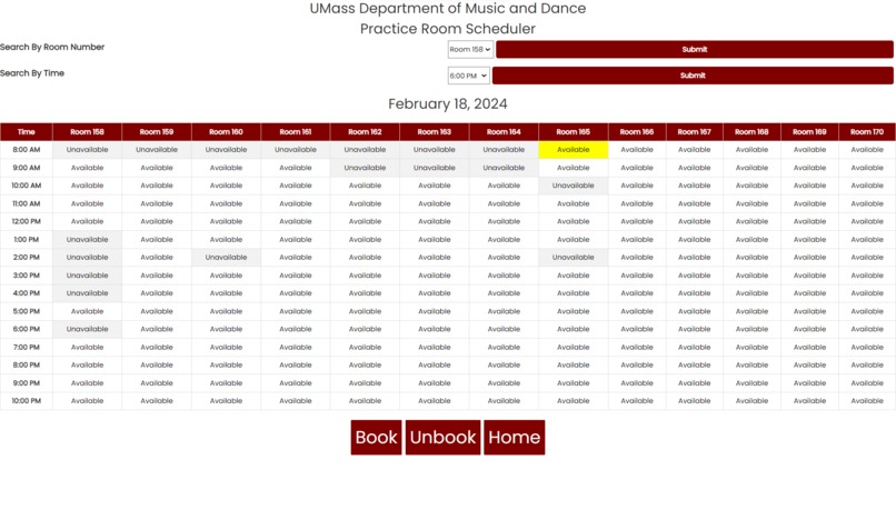 PracticeBooker – screenshot 2