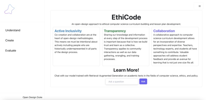 EthiCode – screenshot 1